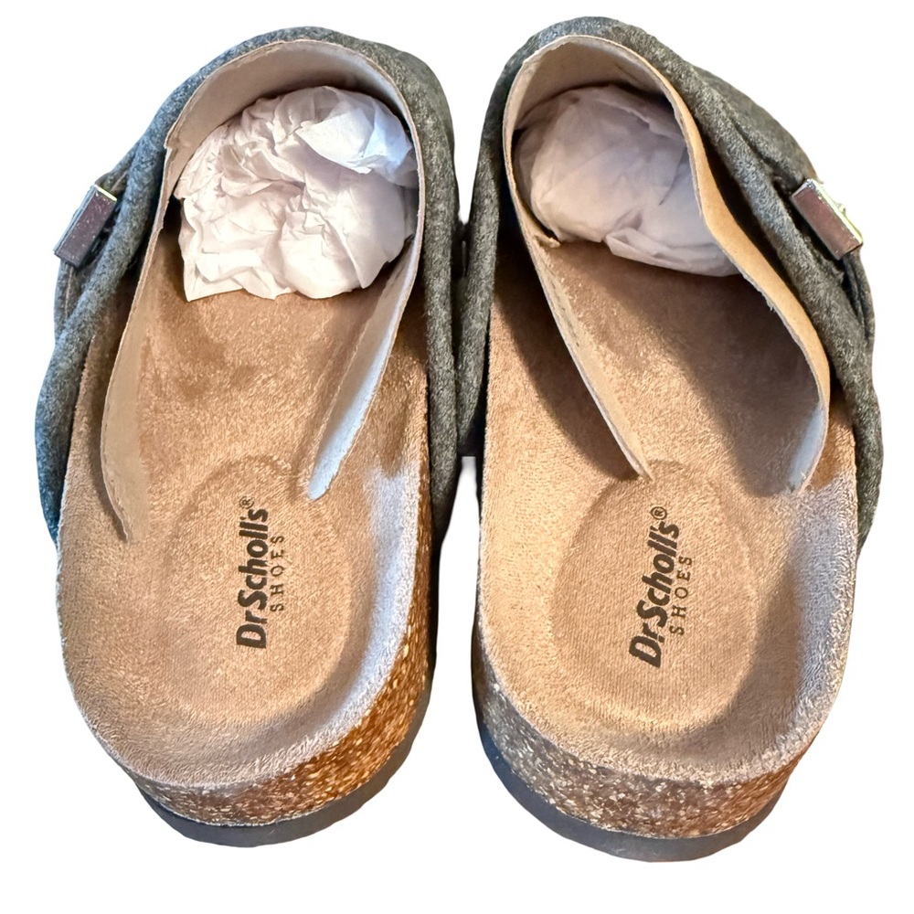 Dr Scholl’s NWT Size 9M Louis Iconic Gray Wool Clogs (SH218) - Picture 2 of 11